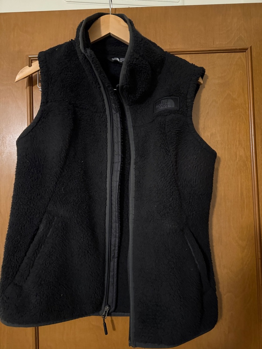 The North Face Black Women's Sherpa Fleece Zip Vest